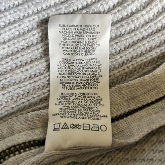 CAbi Light Gray V-Neck Sweater - Picture 9 of 10